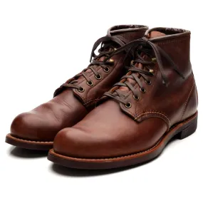 '3343' Brown Leather Blacksmith Boots UK 7 US 8