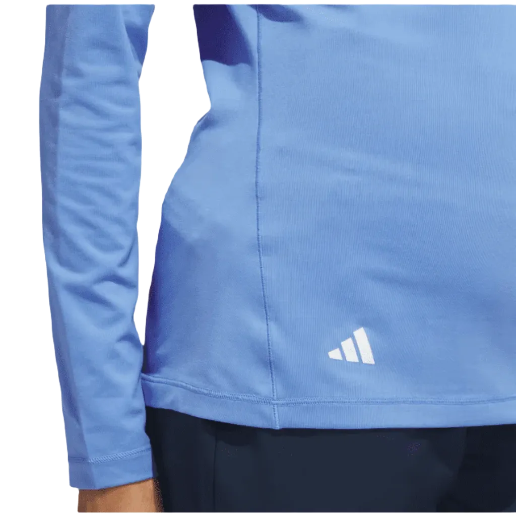 Adidas Ladies Performance Golf Hoodie - Blue