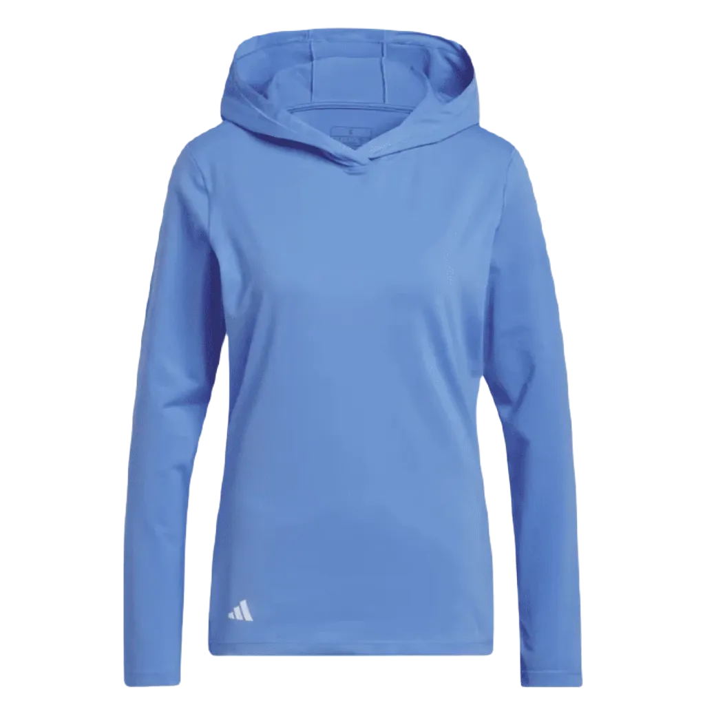 Adidas Ladies Performance Golf Hoodie - Blue