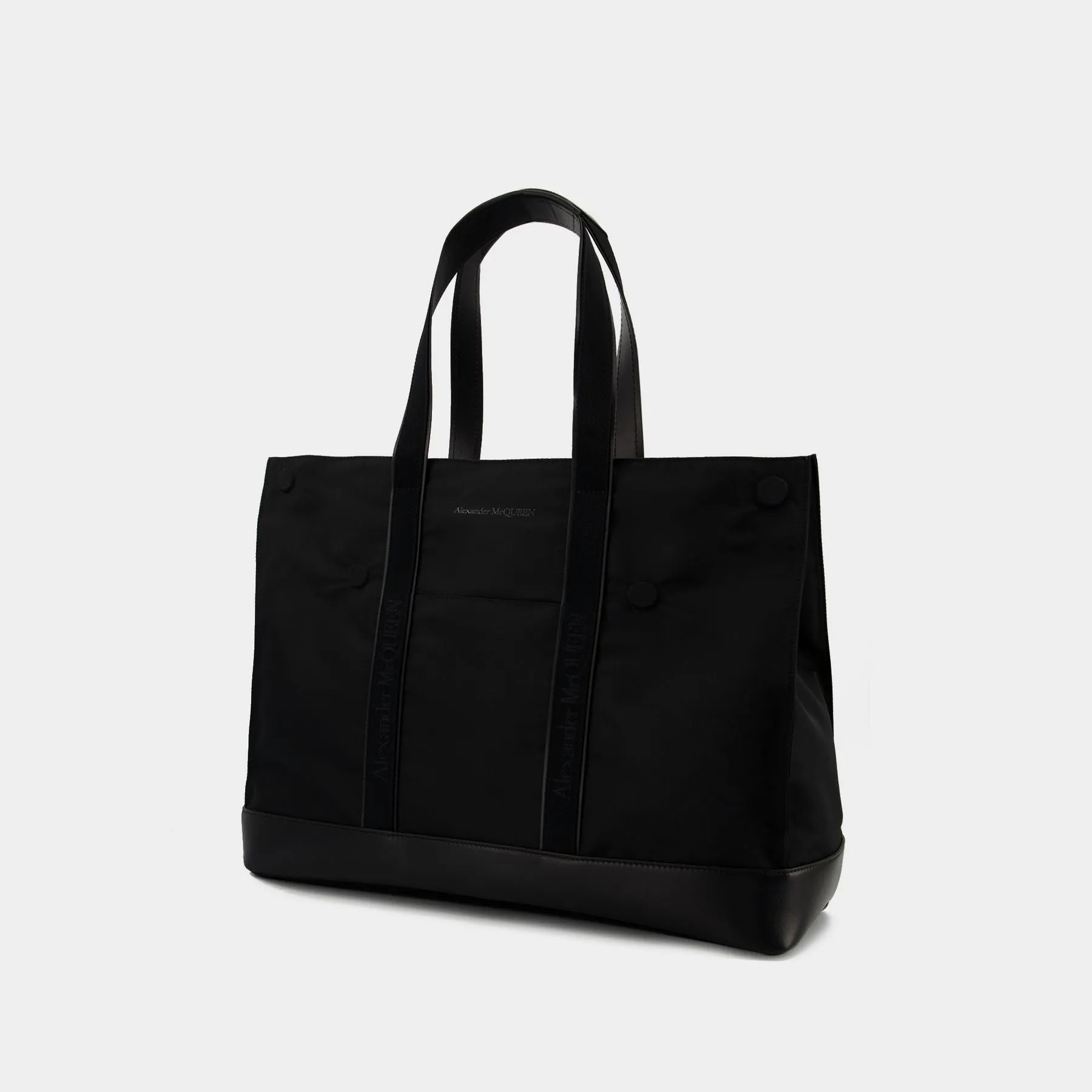 Alexander McQueen  Demanta Tote Bag - Alexander Mcqueen -  Black - Synthetic