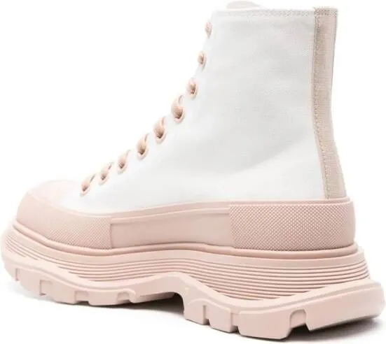 Alexander McQueen Tread Slick boots White