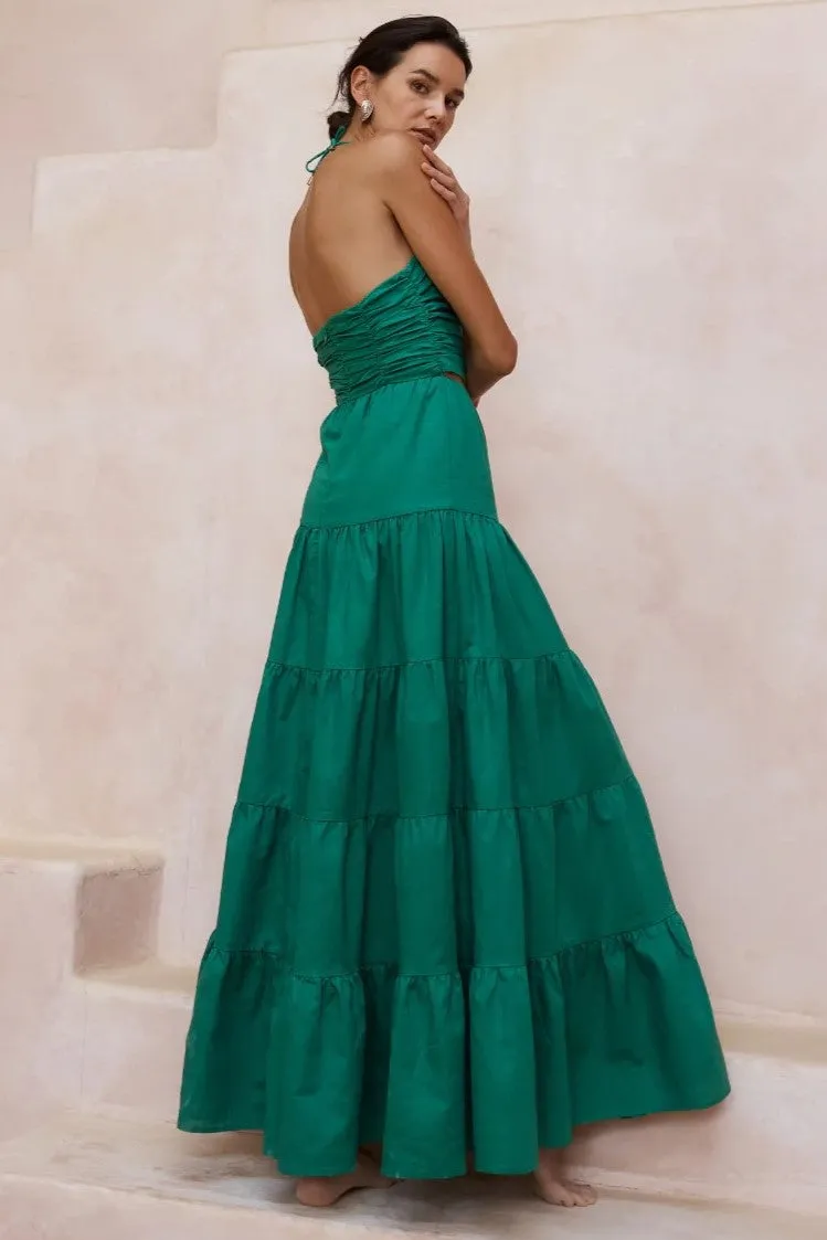 Alisia Maxi Dress - Emerald