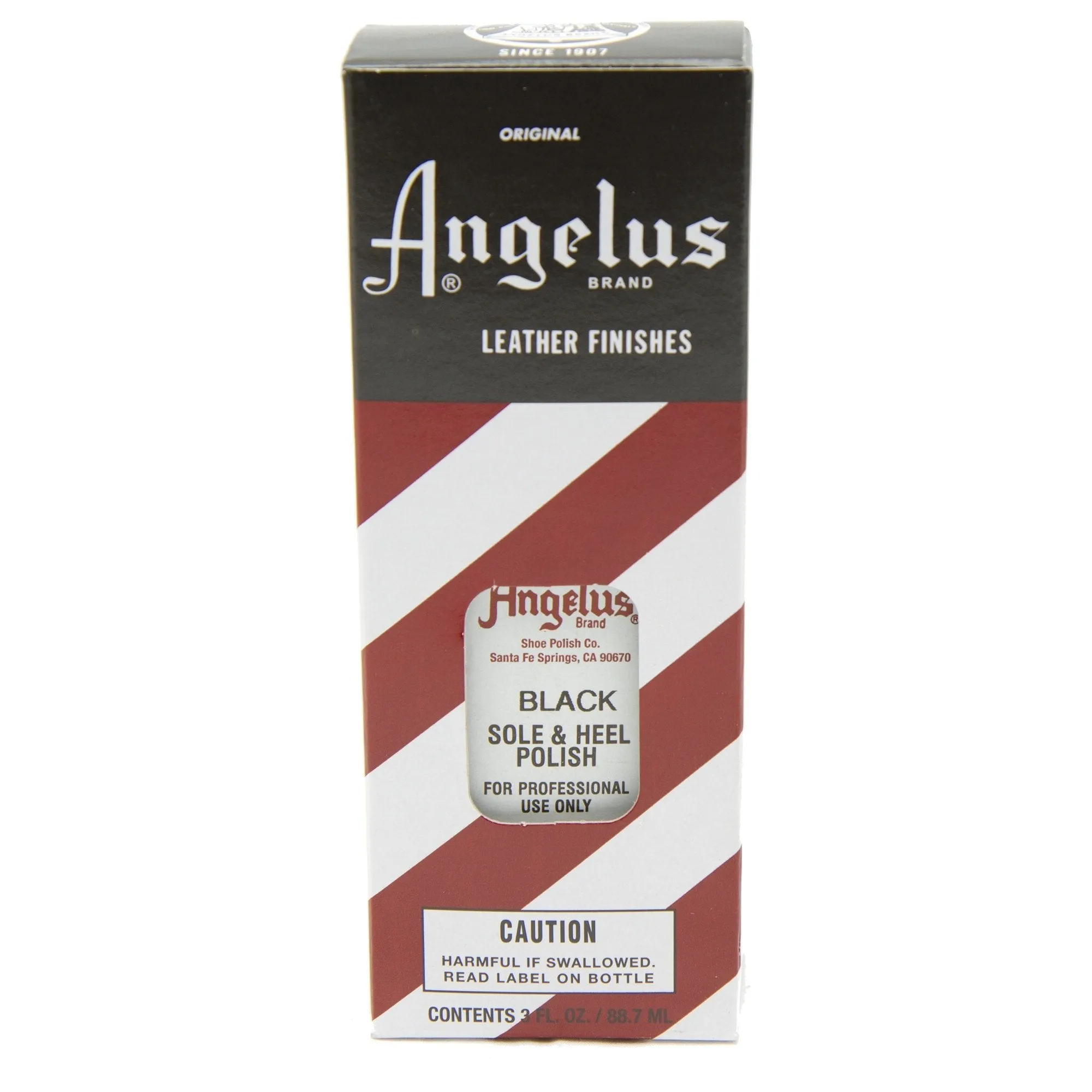 Angelus Sole & Heel Polish Black 3oz