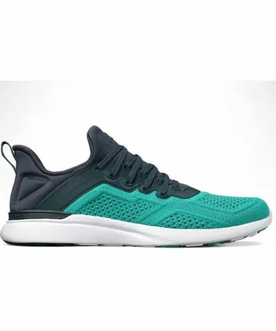 Apl Men's Techloom Tracer Shoes In Midnight Jungle / Tropical Green / White