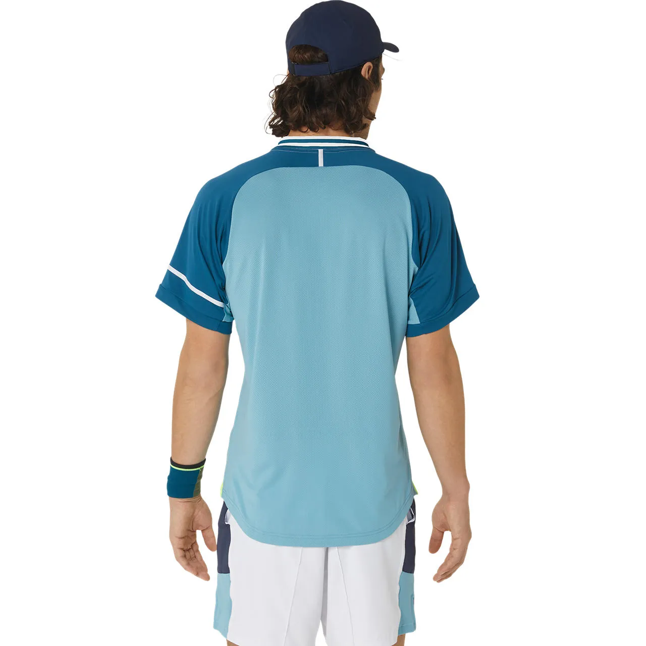 Asics Polo Shirt Match Heren Lichtblauw