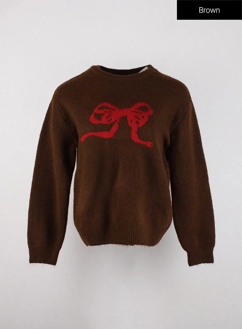 Balletcore Crew Neck Ribbon Sweater OD327