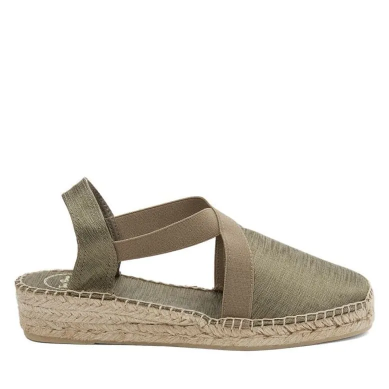 Basic Cotton blend Wedge Espadrille for Women - Vic