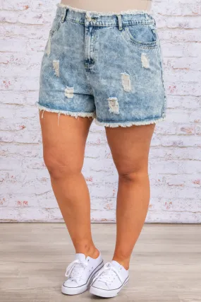 Beach Hangout Shorts, Denim