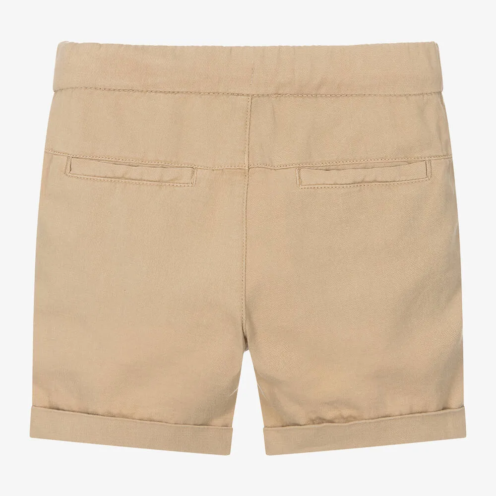 Beige Chino Shorts