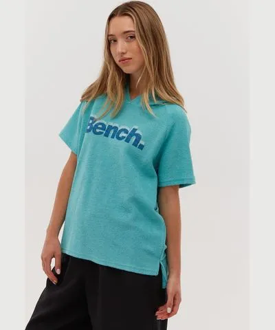 Bench. Juniper Short Sleeve High-Low Hem Pullover Hoodie