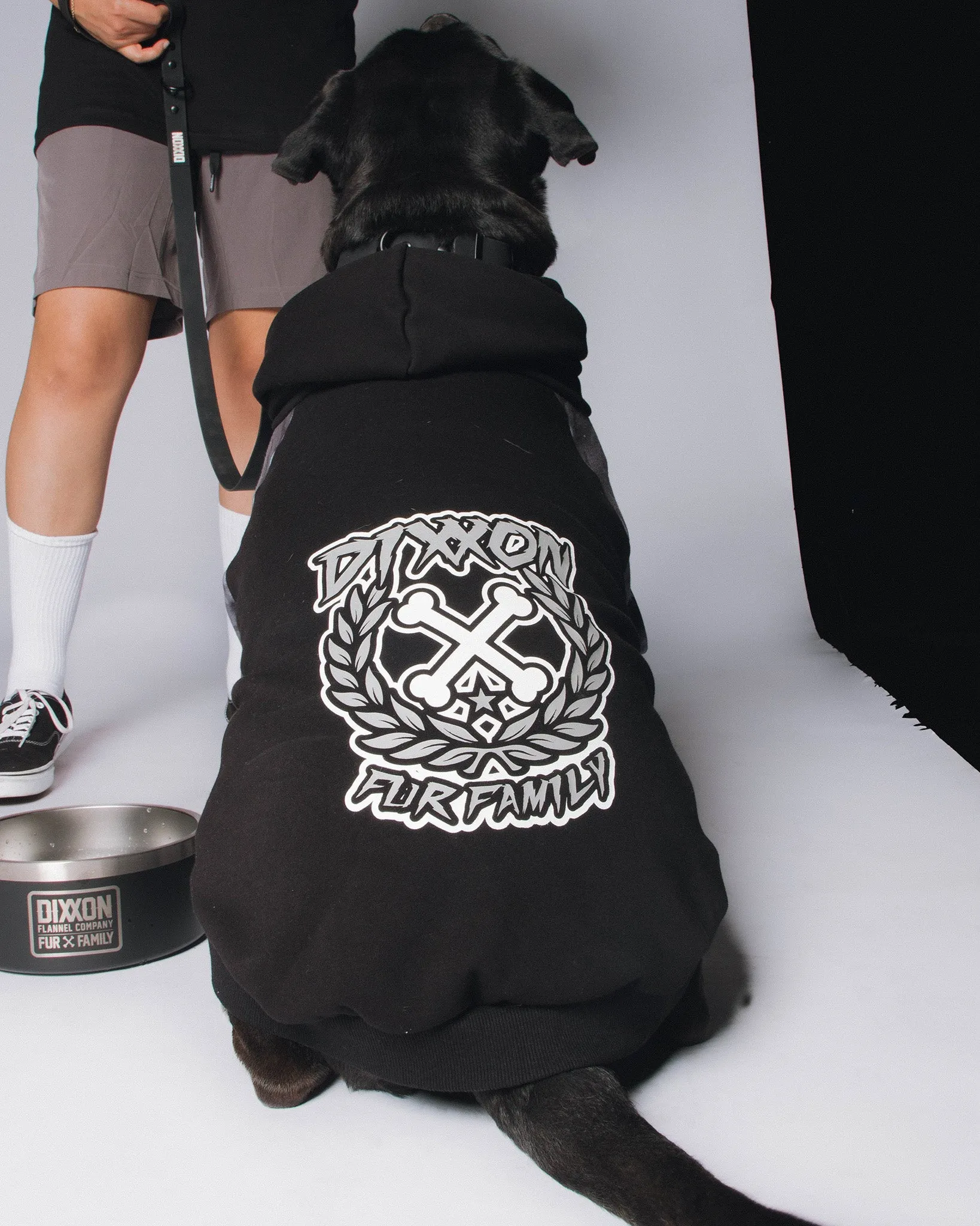 Black Camo Dog Hoodie