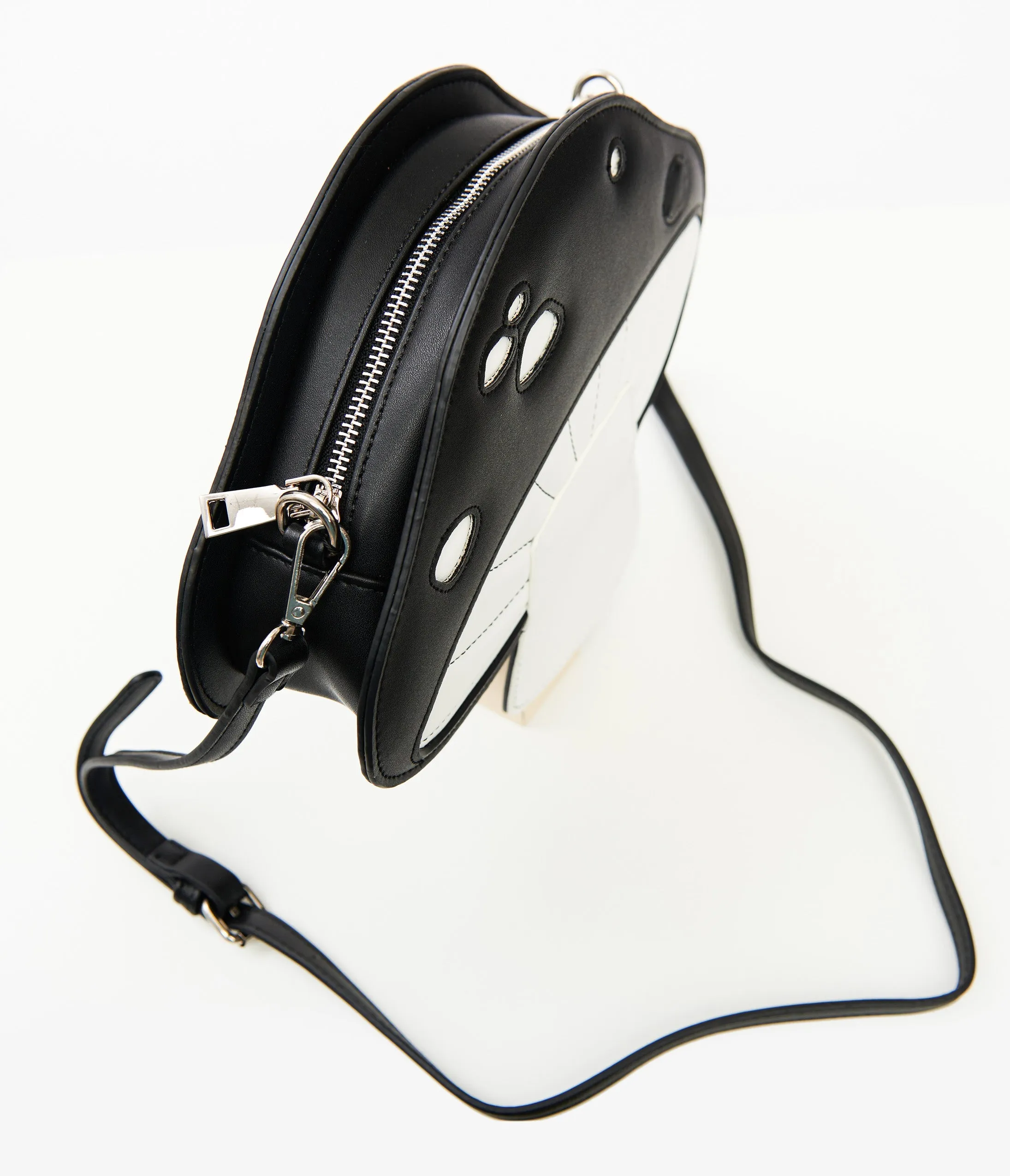 Black Mushroom Crossbody Bag