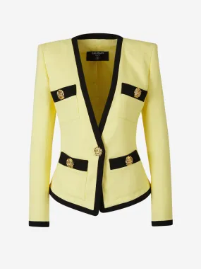 Blazer Ajustada Botones