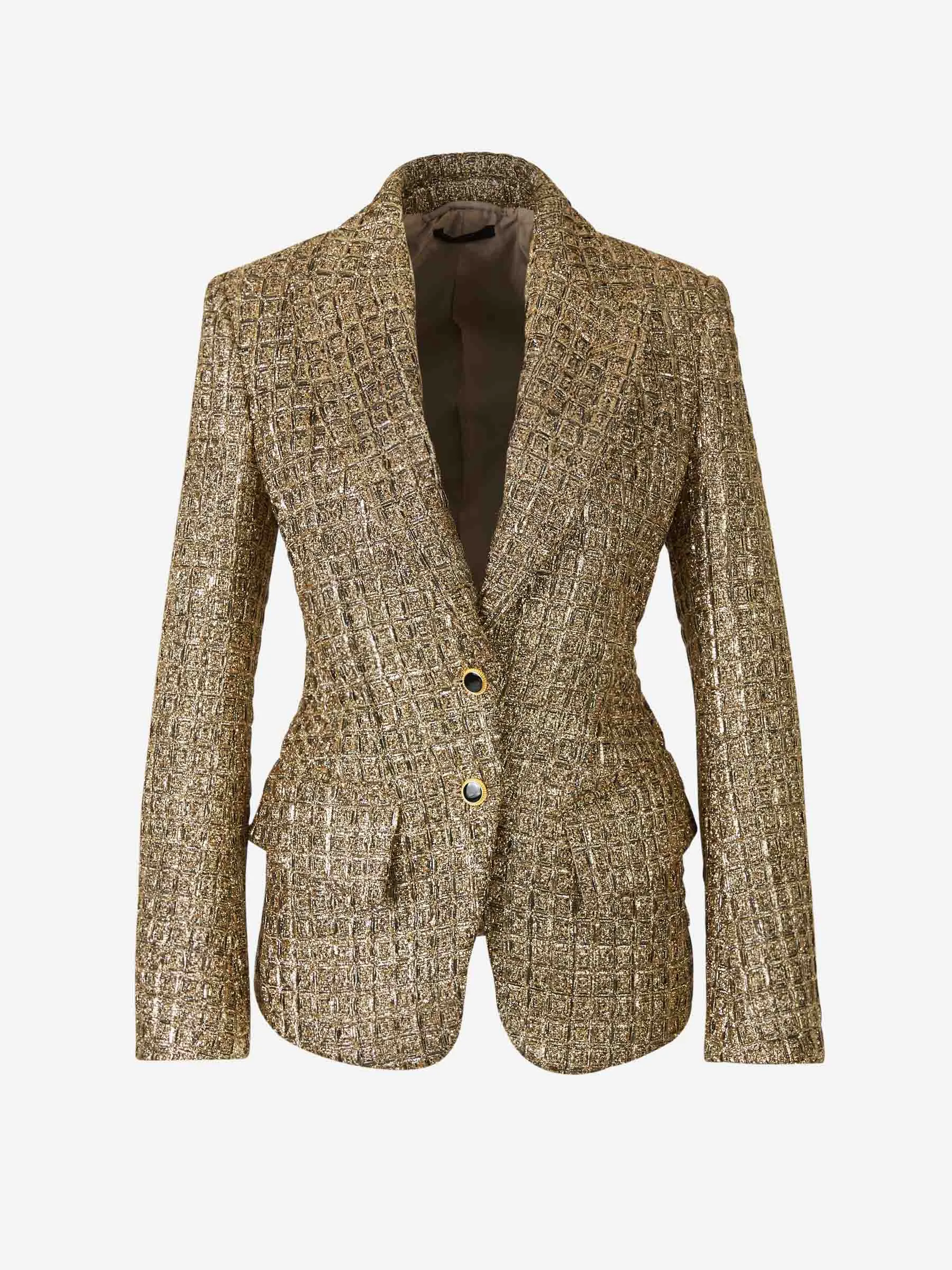 Blazer Metálica Texturizada