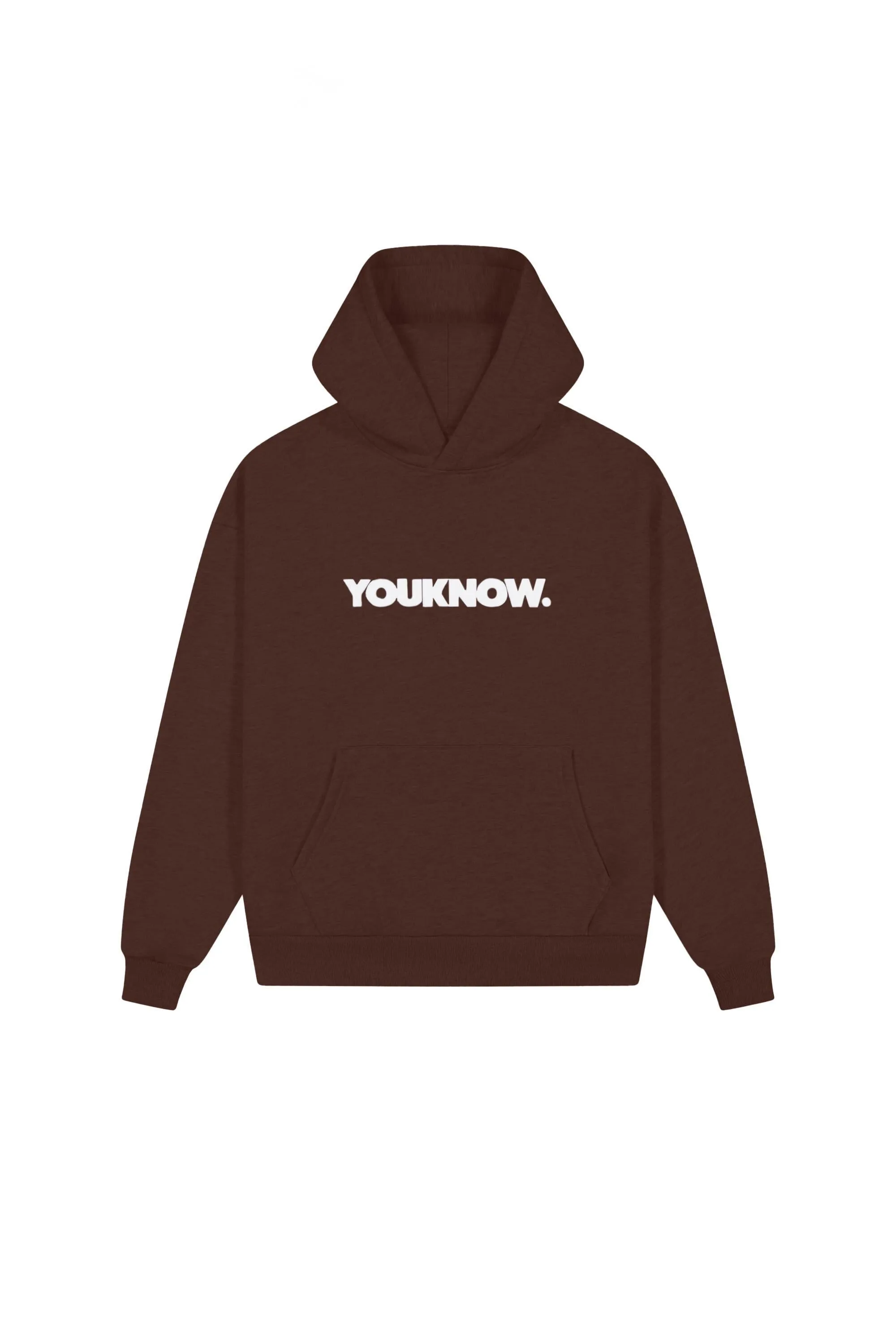 BLOCK HOODIE | BROWN