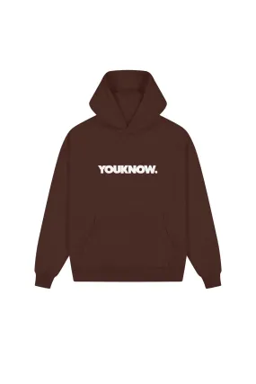 BLOCK HOODIE | BROWN