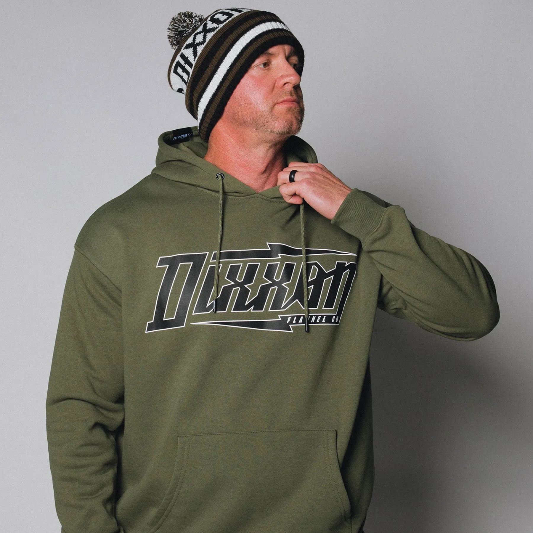 Bolt Pullover Hoodie - O.D. Green