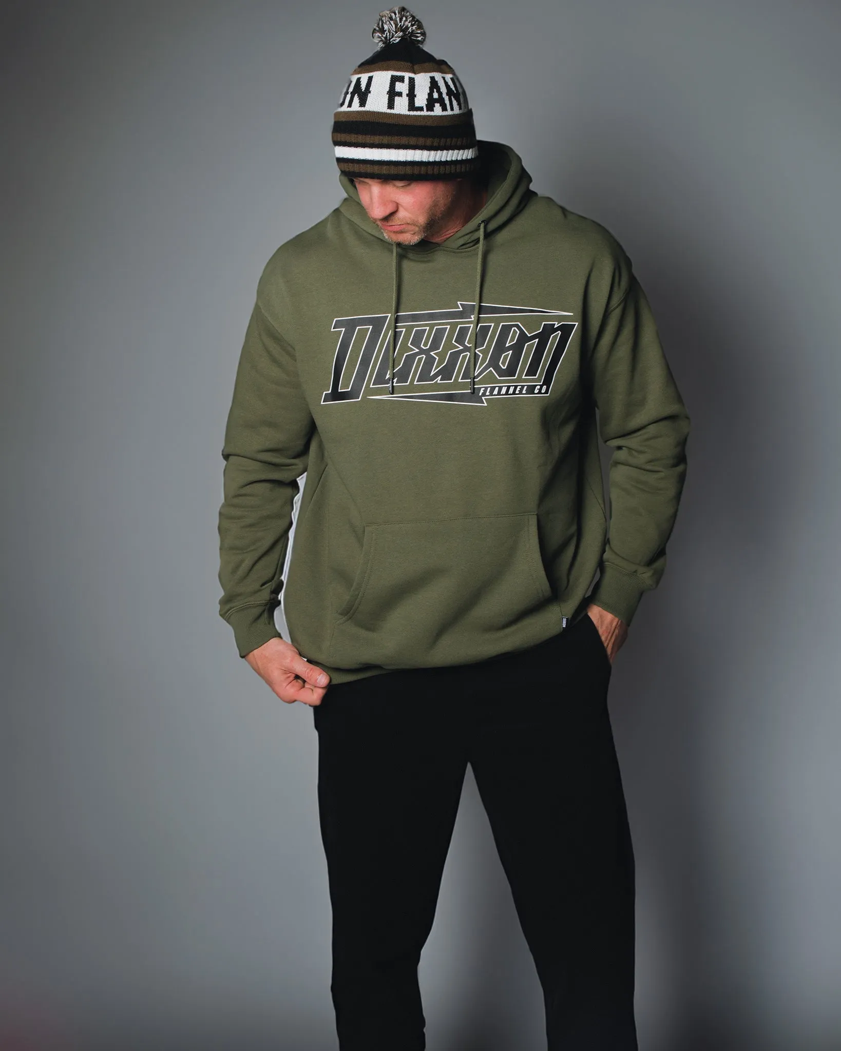 Bolt Pullover Hoodie - O.D. Green