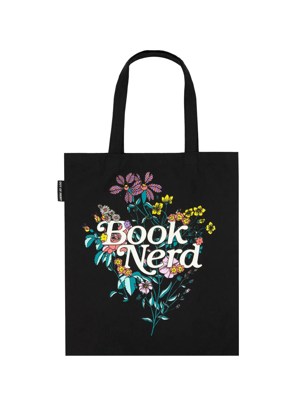 Book Nerd Floral Tote Bag