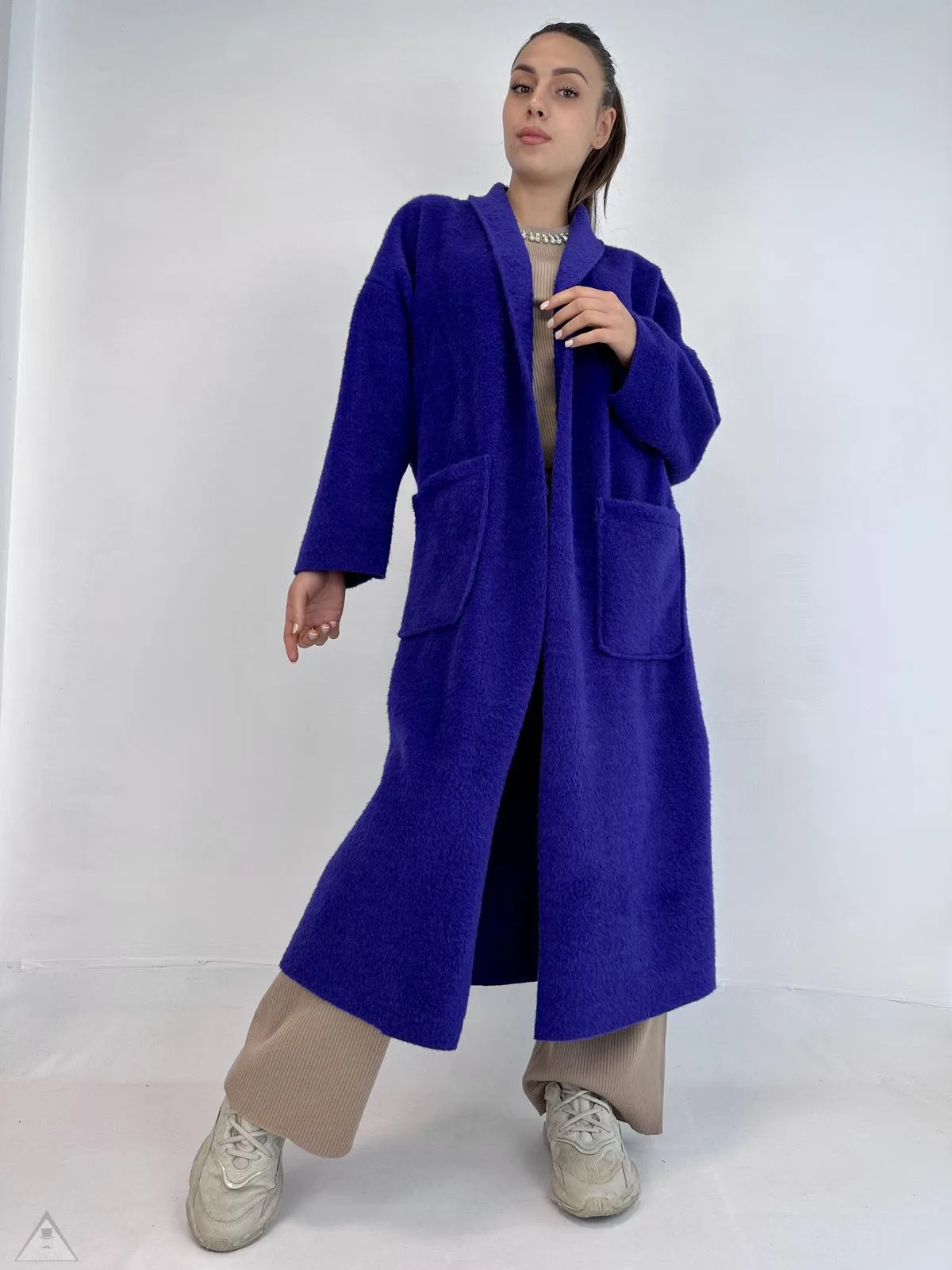 Cappotto Lounge Viola