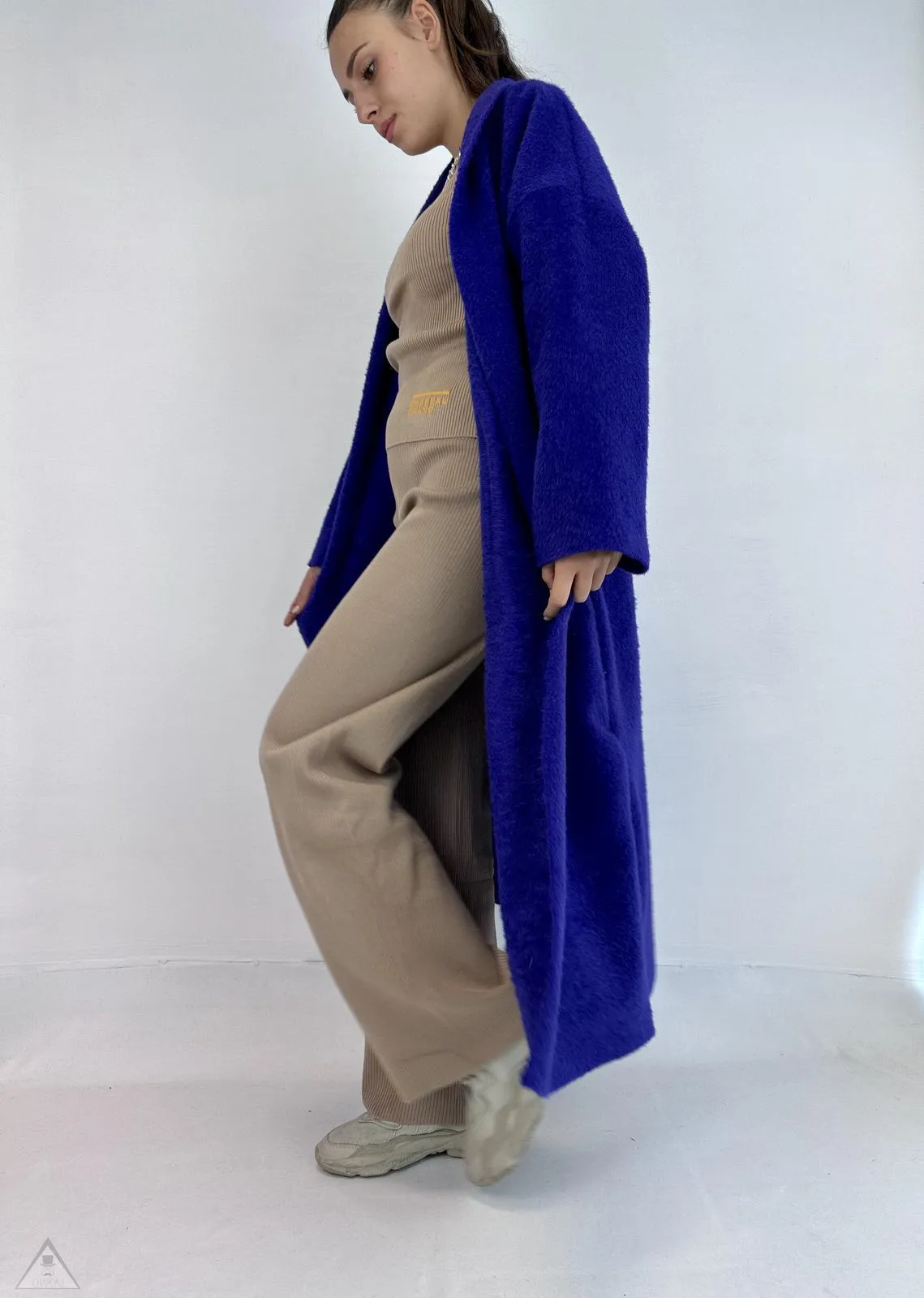 Cappotto Lounge Viola