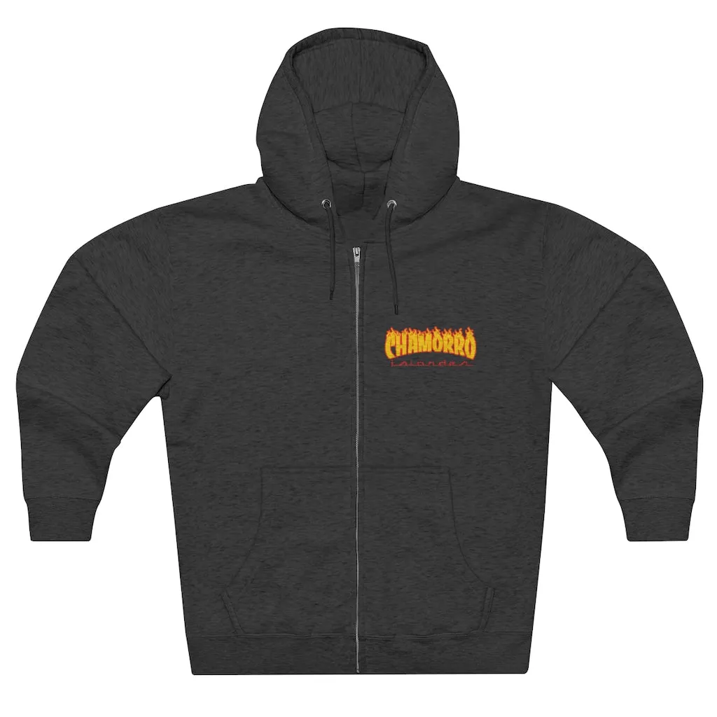 Chamorro Fire Unisex Premium Full Zip Hoodie