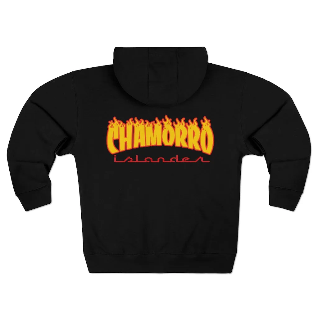 Chamorro Fire Unisex Premium Full Zip Hoodie