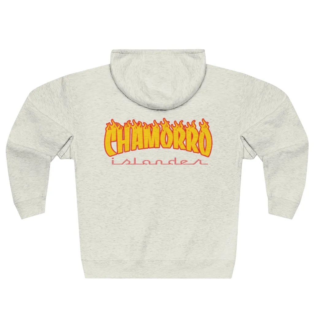 Chamorro Fire Unisex Premium Full Zip Hoodie