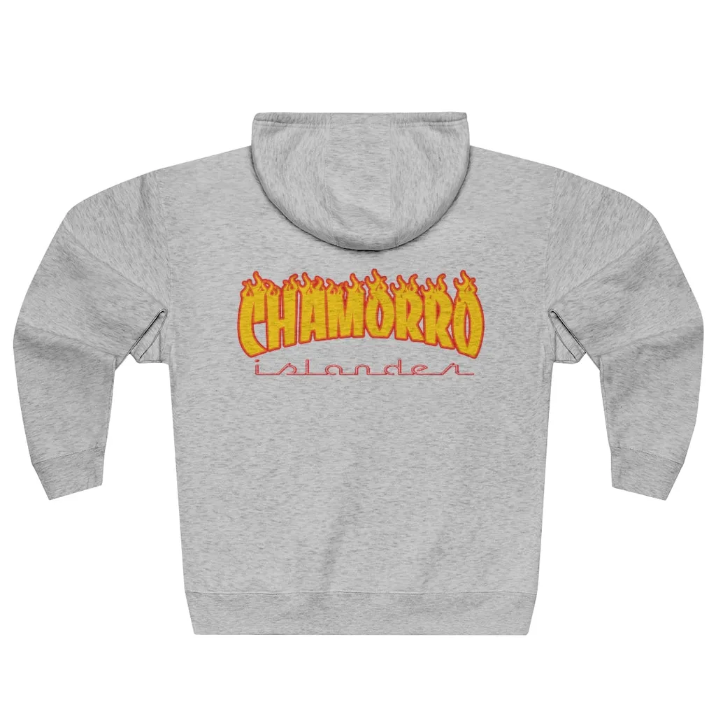 Chamorro Fire Unisex Premium Full Zip Hoodie