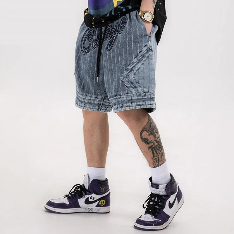 CHICAGO Denim Basketball Shorts