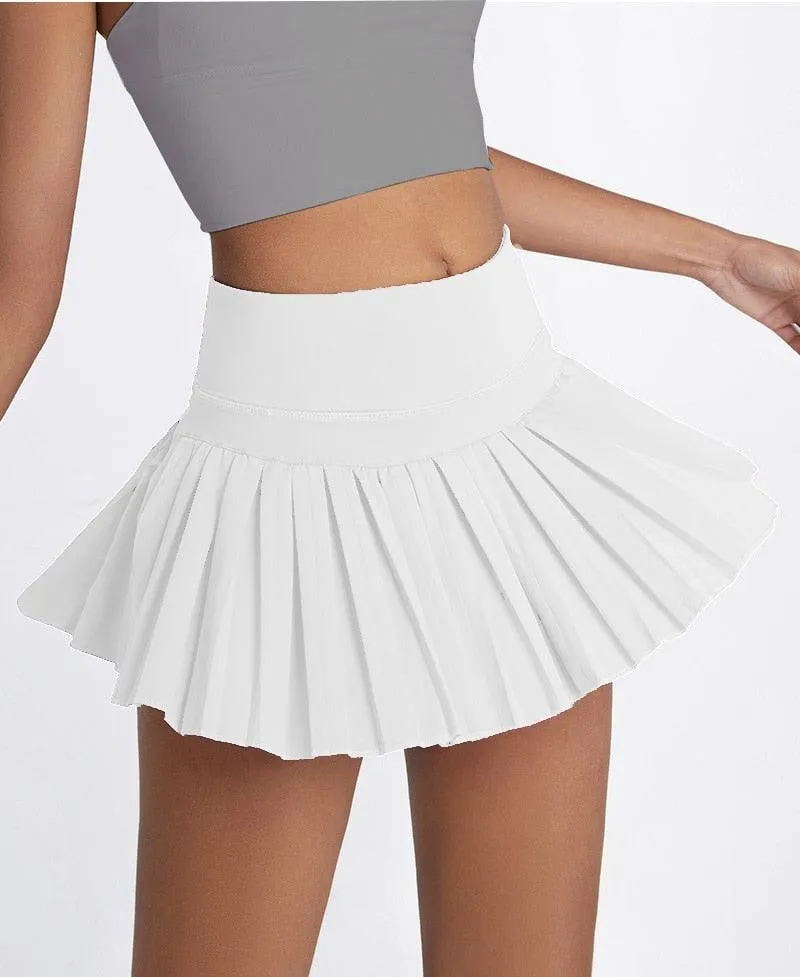 Cloud Hide Safe Tennis Running Pleated Pantskirt