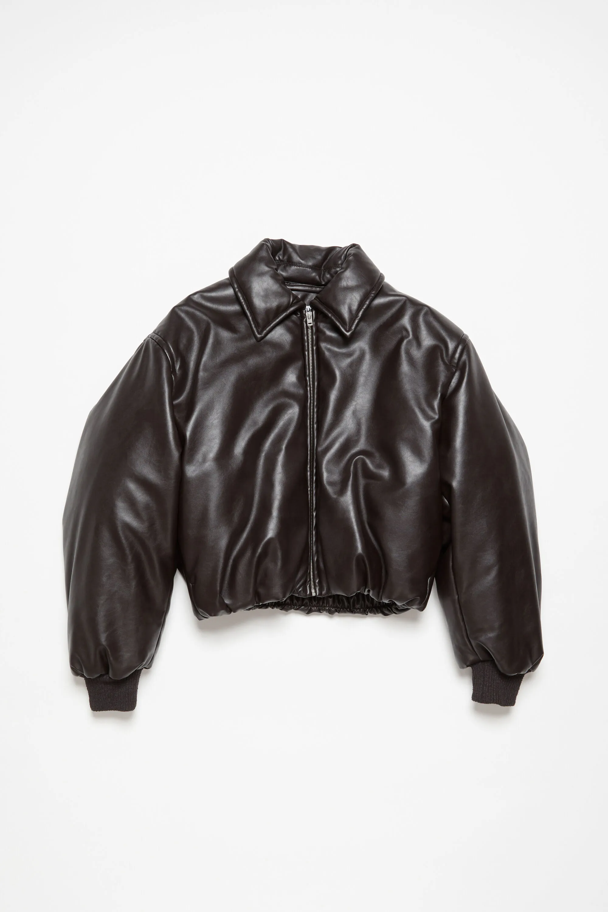 Coated bomber jacket