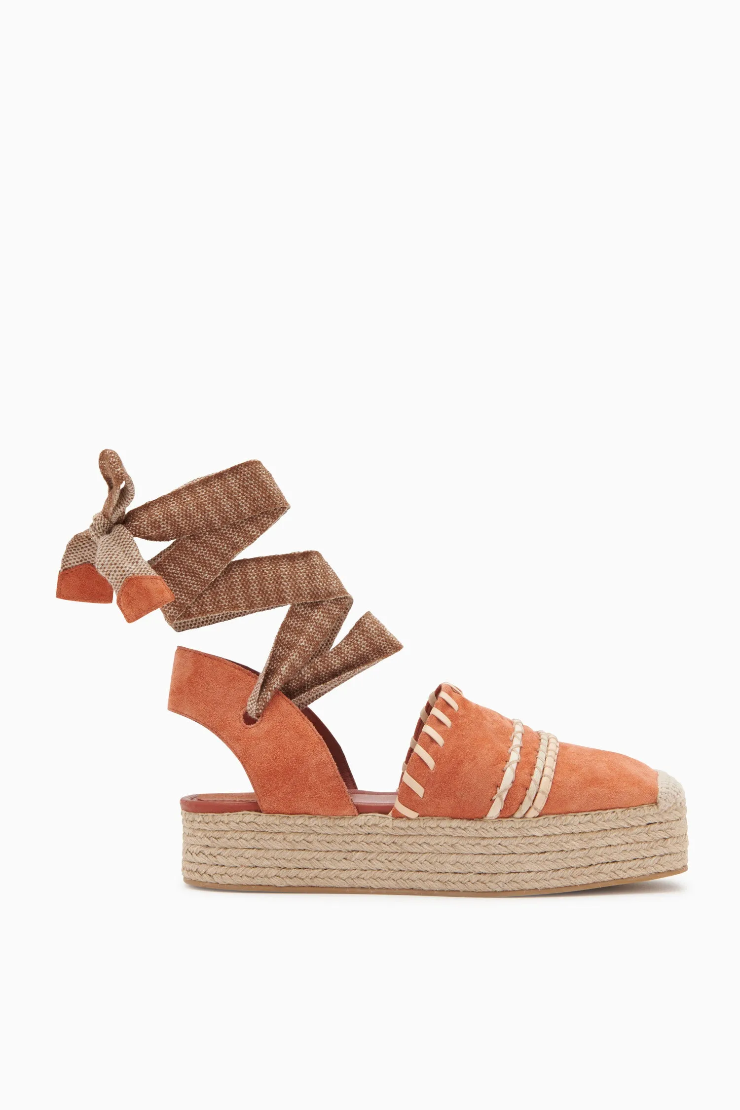 Concha Platform Espadrille - Henna