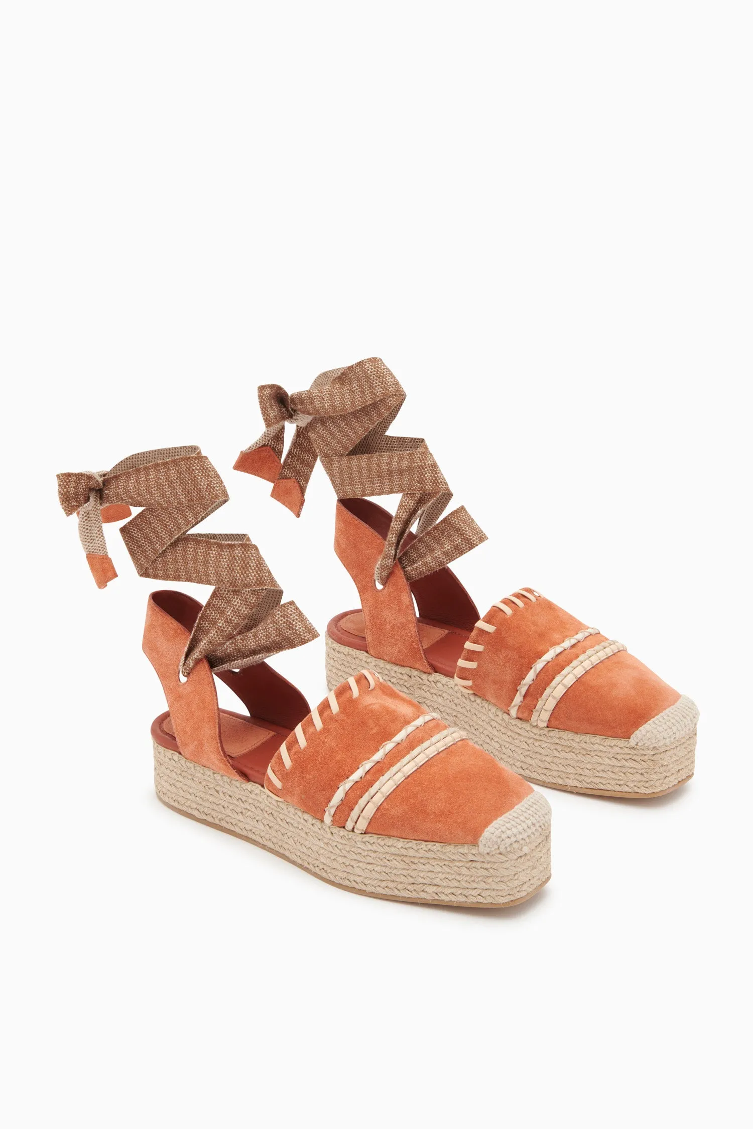 Concha Platform Espadrille - Henna