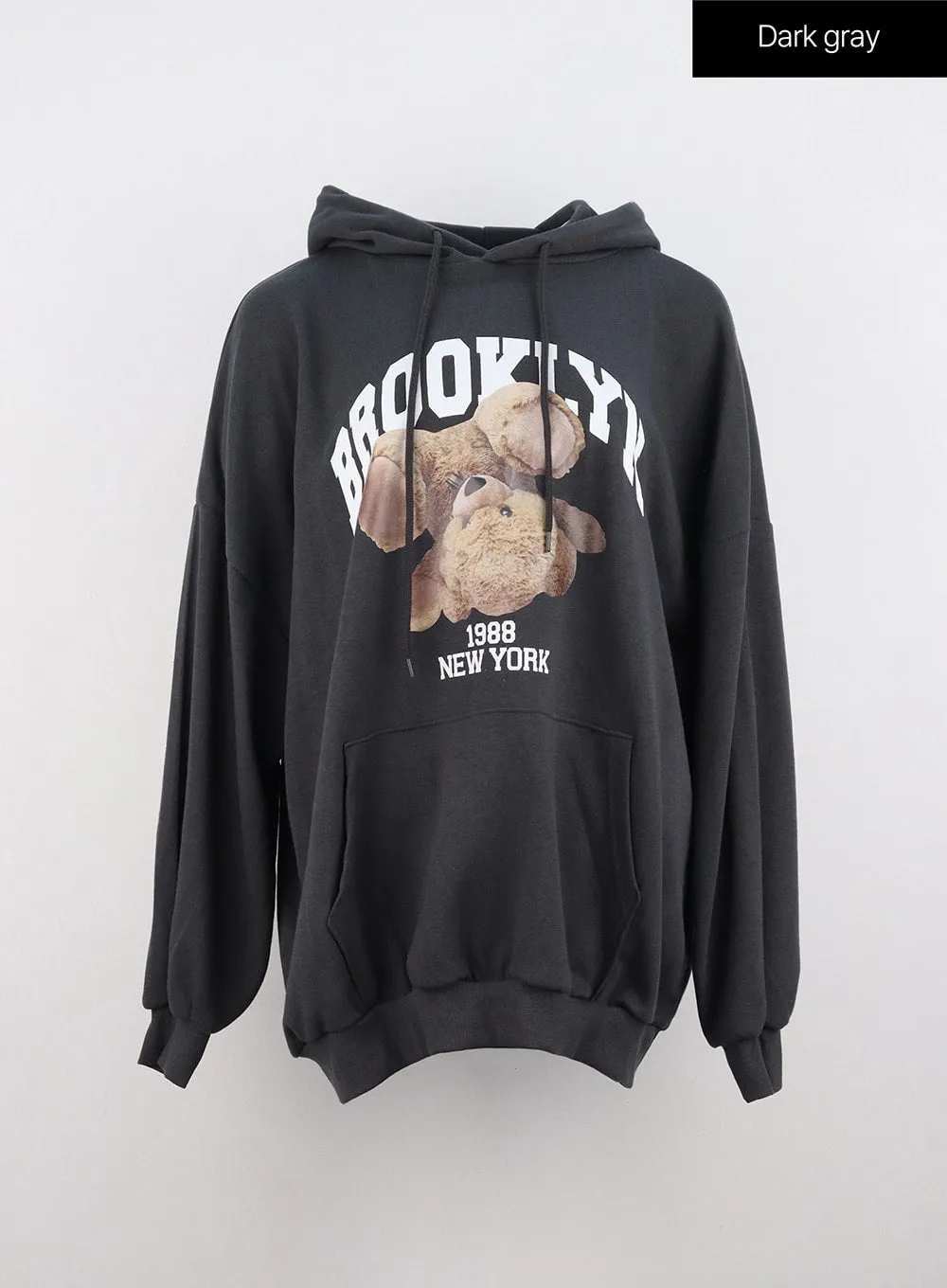 Cute Loose-Fit Graphic Hoodie IO317