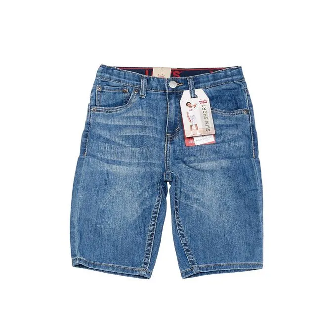 DENIM STRETCH SLIM FIT SHORTS Kid M0t Spit fire