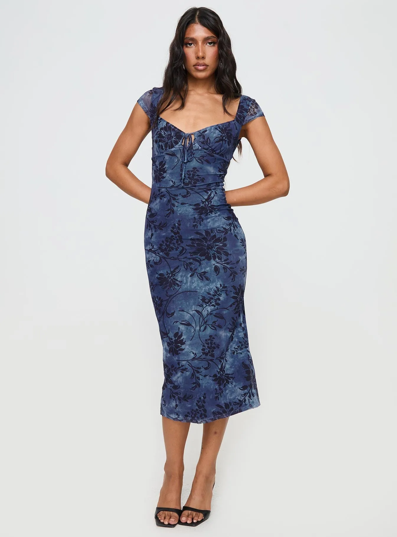 Derrick Maxi Dress Blue