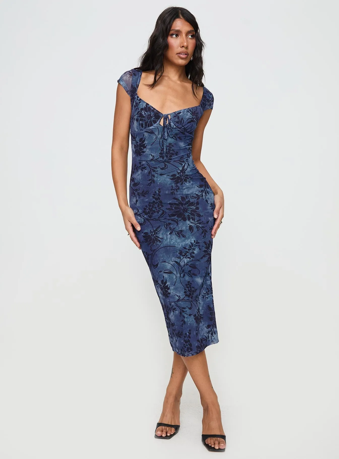 Derrick Maxi Dress Blue