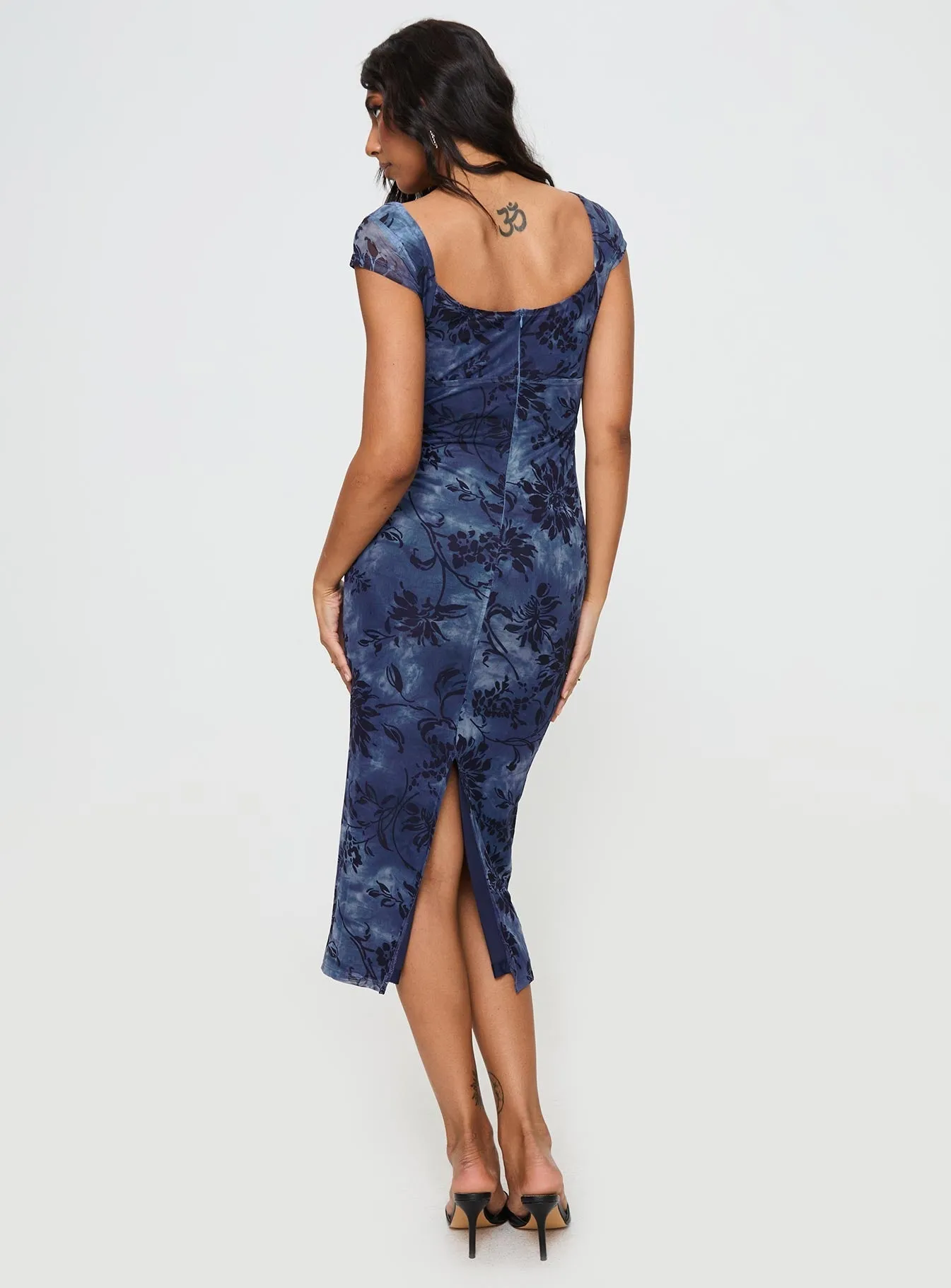 Derrick Maxi Dress Blue