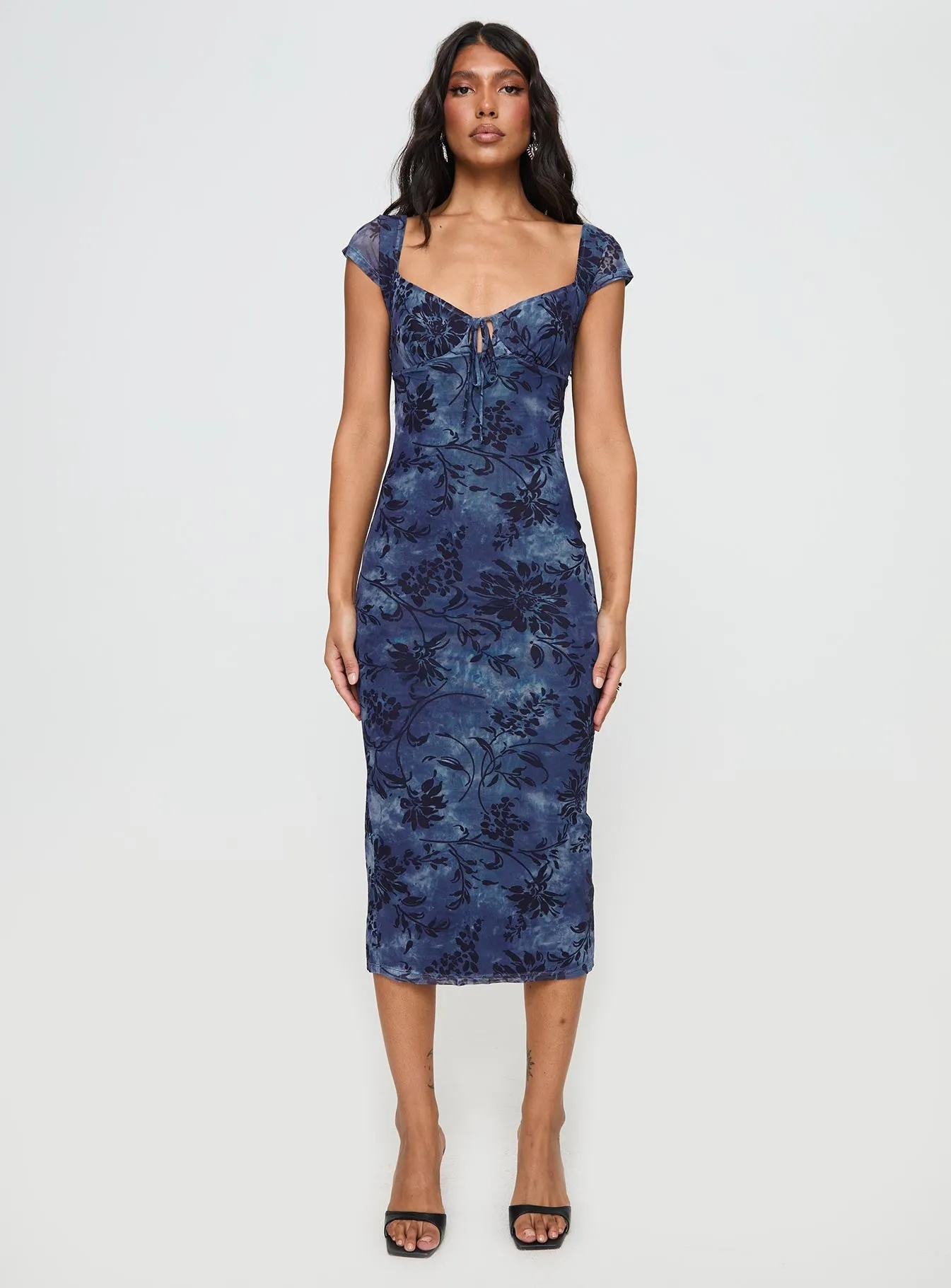 Derrick Maxi Dress Blue