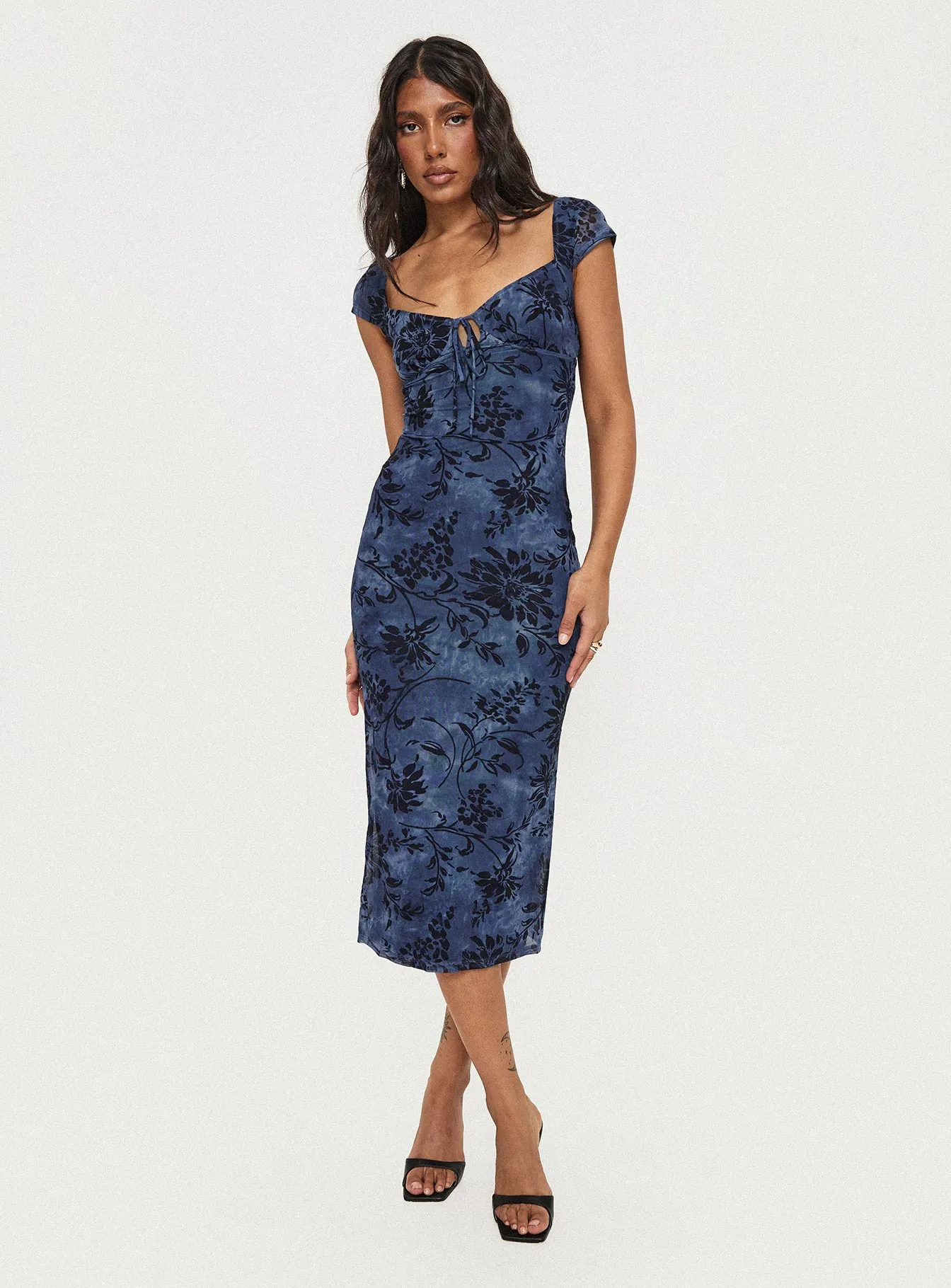 Derrick Maxi Dress Blue