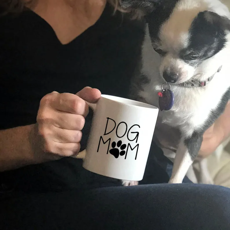 Dog Mom Dog Dad Ceramic Mug Bundle