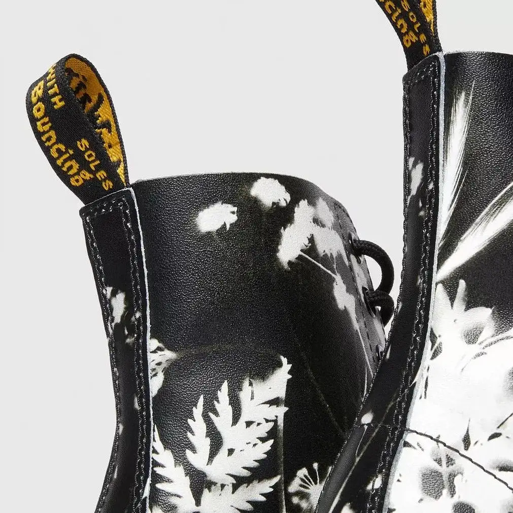 Dr. Martens Women's Pascal Floral Shadow - Black+White