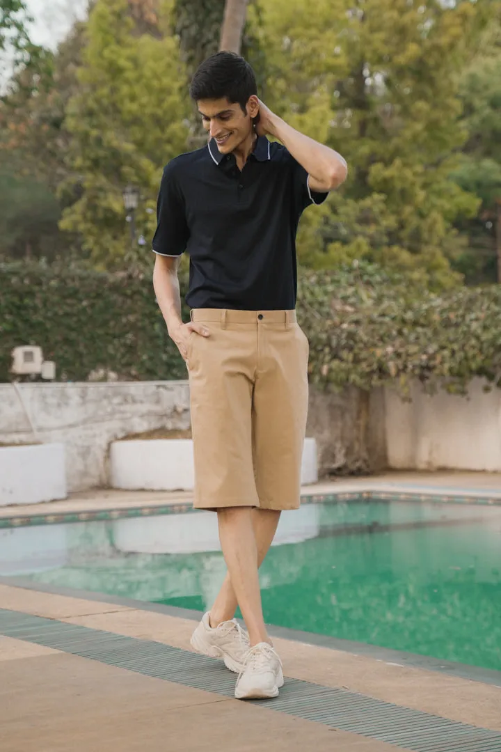 Earth Khaki Stretch Chino Shorts