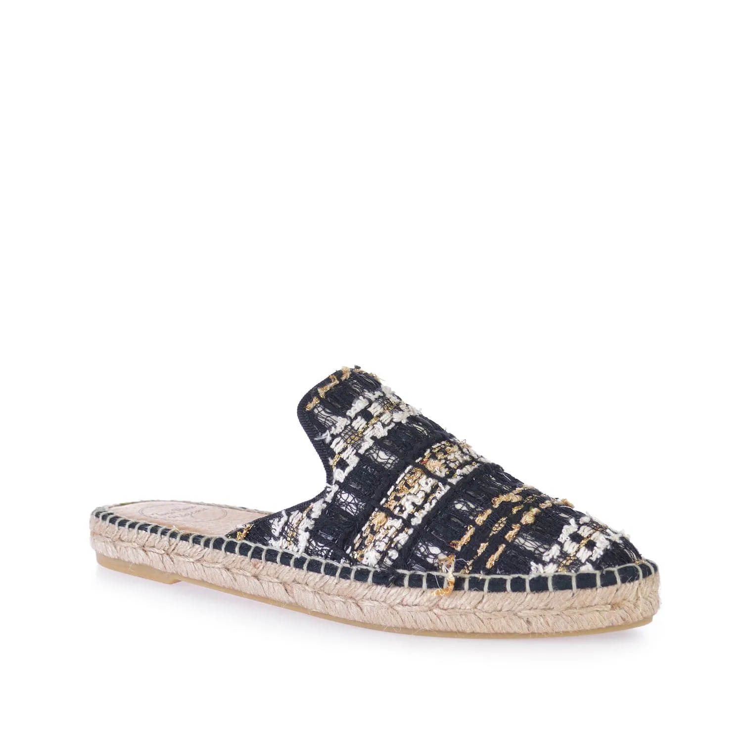 Embroidered Cotton Blend Wedge Espadrille for Women - Ona-CC