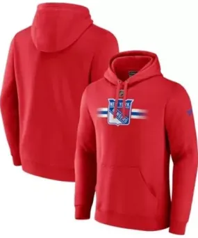 Fanatics Men's NHL Fanatics New York Rangers Authentic Pro Secondary Pullover Hoodie