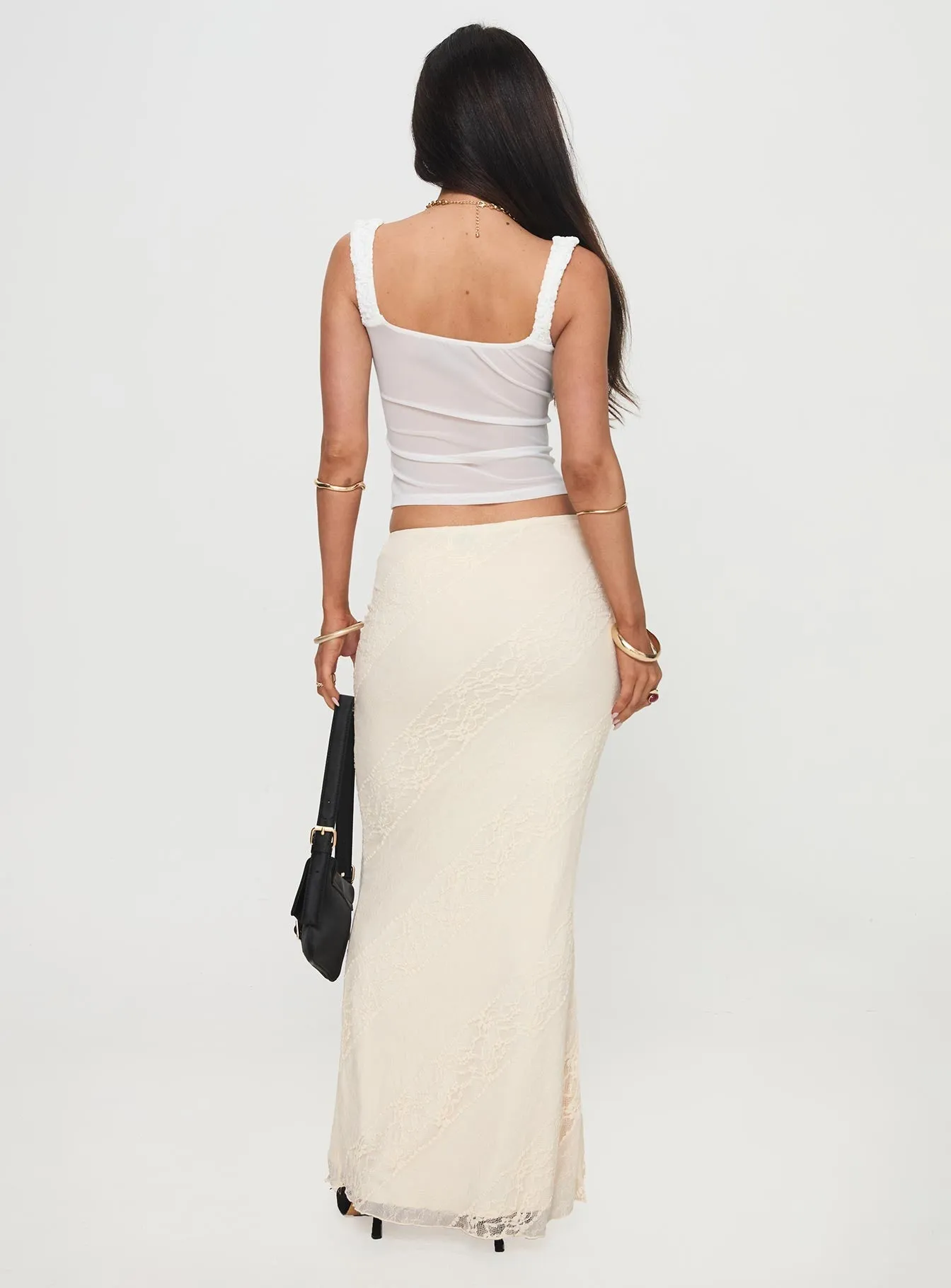 Gazet Maxi Skirt Cream