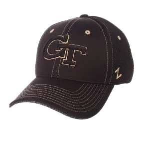 Georgia Tech Yellow Jackets Zephyr Undertaker Mesh Stretch Fit Hat Cap (M/L)