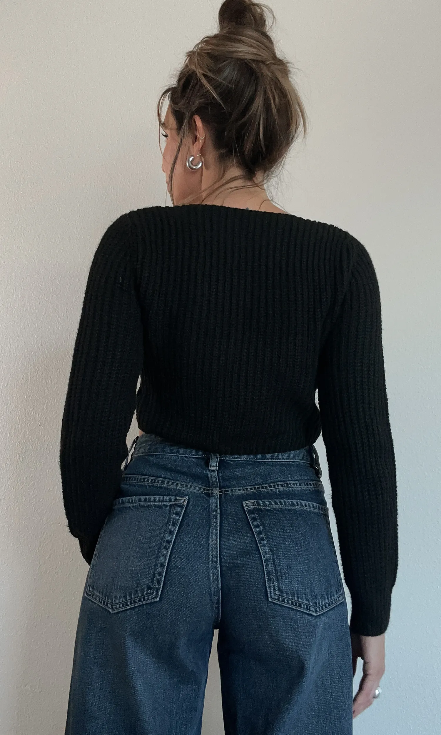 Girl Talk Crop Sweater - FINAL SALE