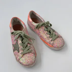 Golden Goose Pink Glitter Sneakers: Size 29